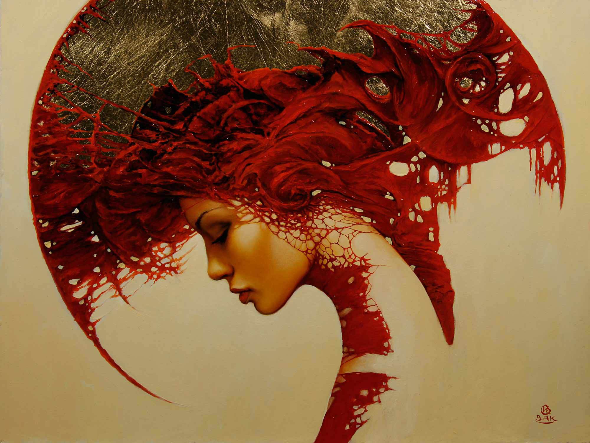 art-woman-shapes-patterns-fantasy-gothic-red-portrait-painting-surrealism-headdress.jpg
