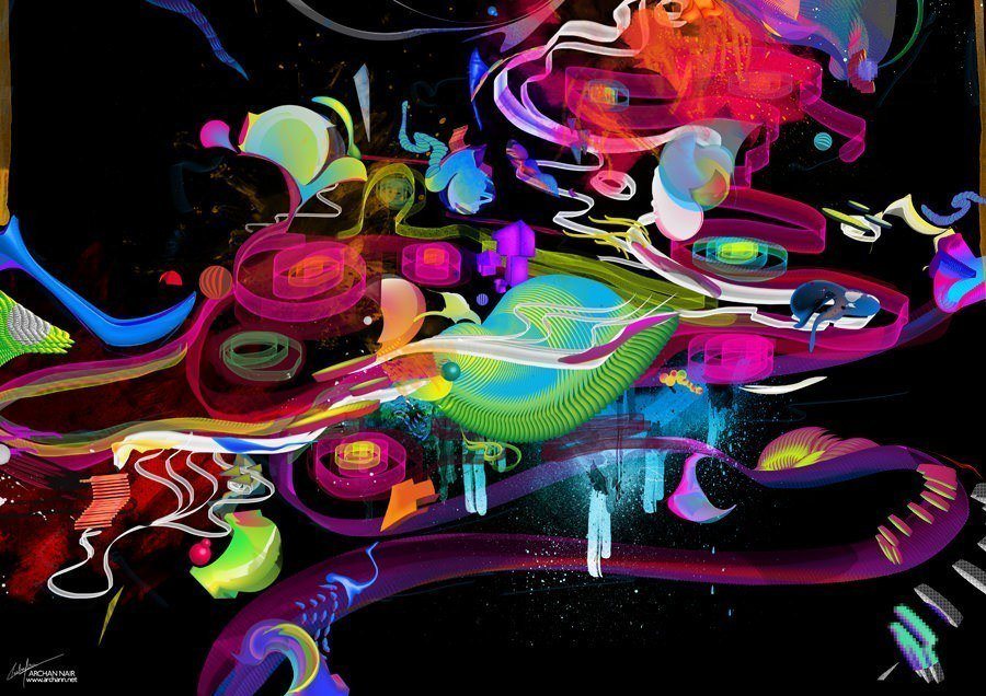 Incredible Digital Abstractions by Archan Nair « Design