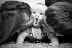 love family relationships parents baby cute kiss surprise photo image inspiration motivation