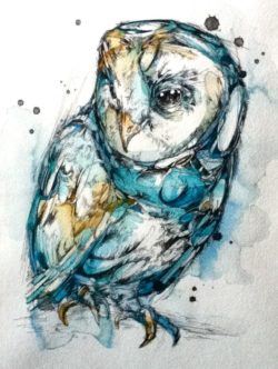 owl animal illustration design sketch painting drawing nature wings beautiful