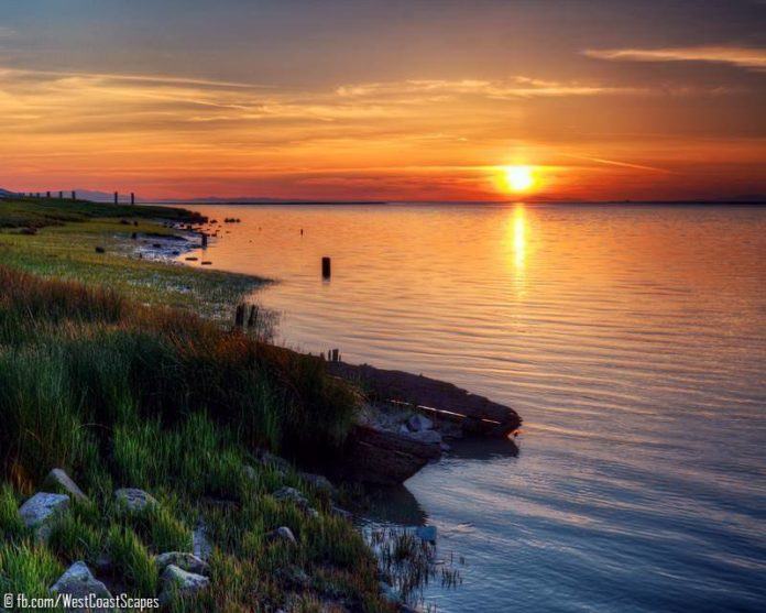 lakeside lagoon lake beautiful landscape photography sunset nature art print for sale buy online