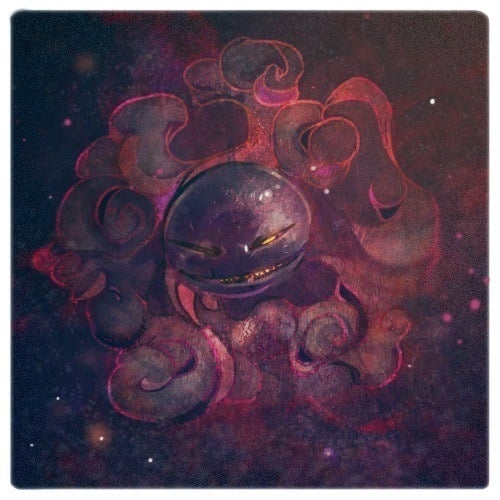 The dark side of the moon Pokemon style character illustration by Mike Puncekar
