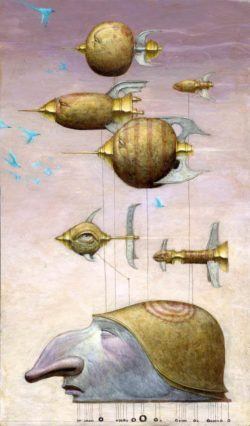 Bill Carman gives us a masterful example of steampunk surrealism in this illustration